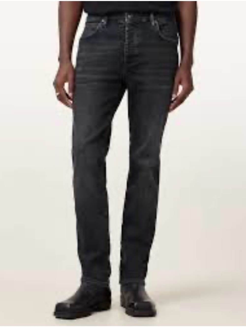 AllSaints Men's Black Slim Jeans